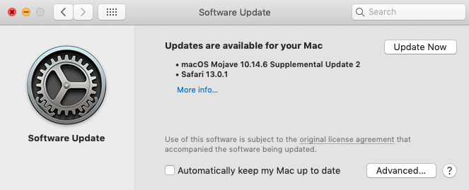 New Os X Update For Mac